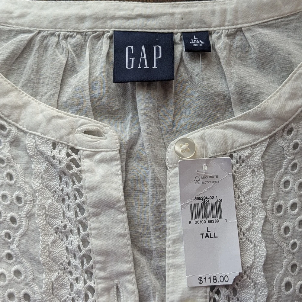 GAP White Lace Midi Dress - Picture 5 of 5